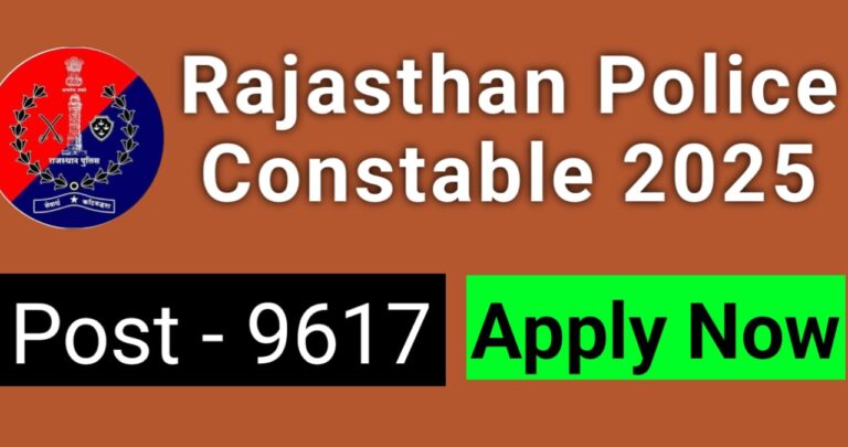 Exciting Rajasthan Police Constable Recruitment 2025