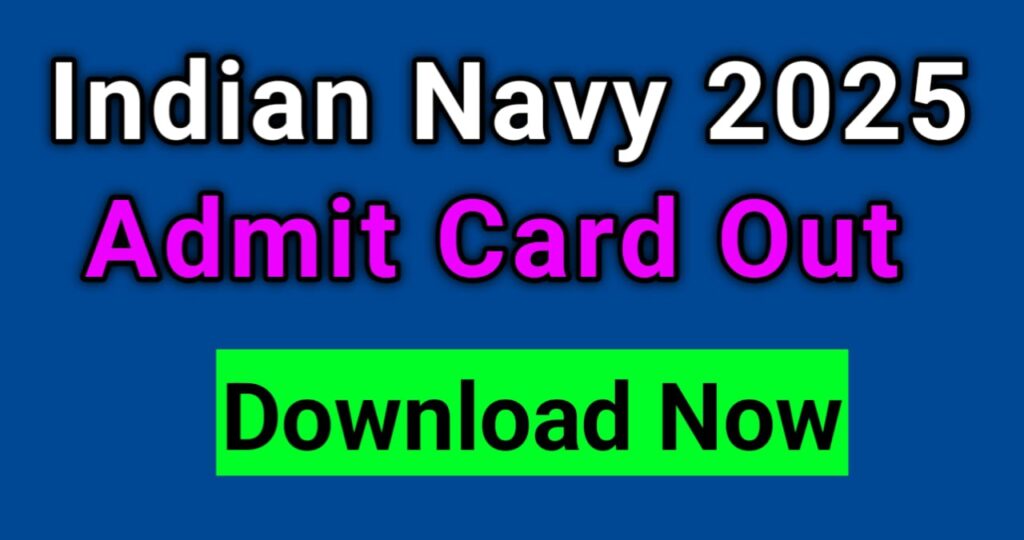 Indian Coast Guard Navik GD DB Admit Card 2025 Released Now