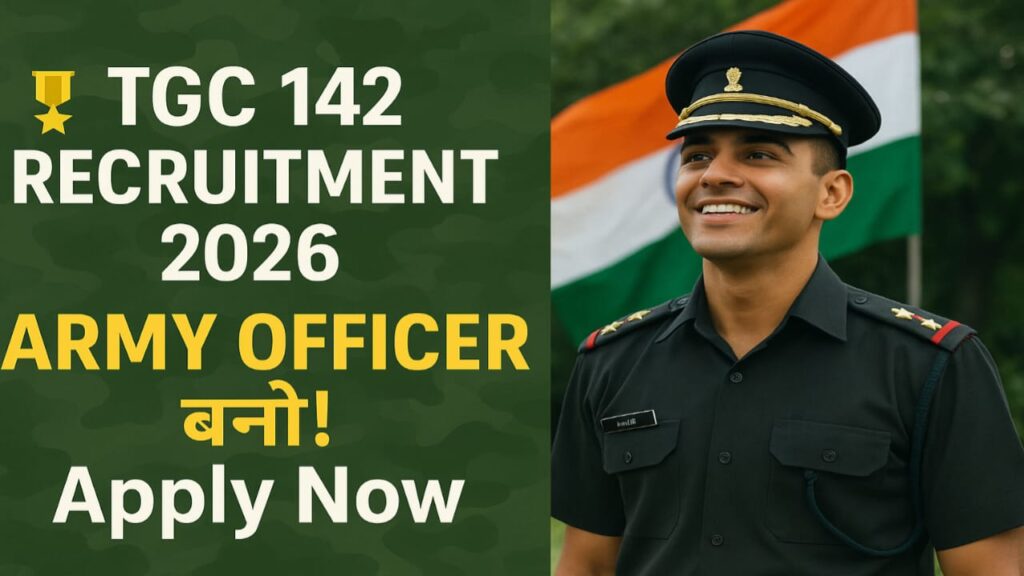 Apply Now for TGC 142 Jan 2026 – Golden Army Career Chance